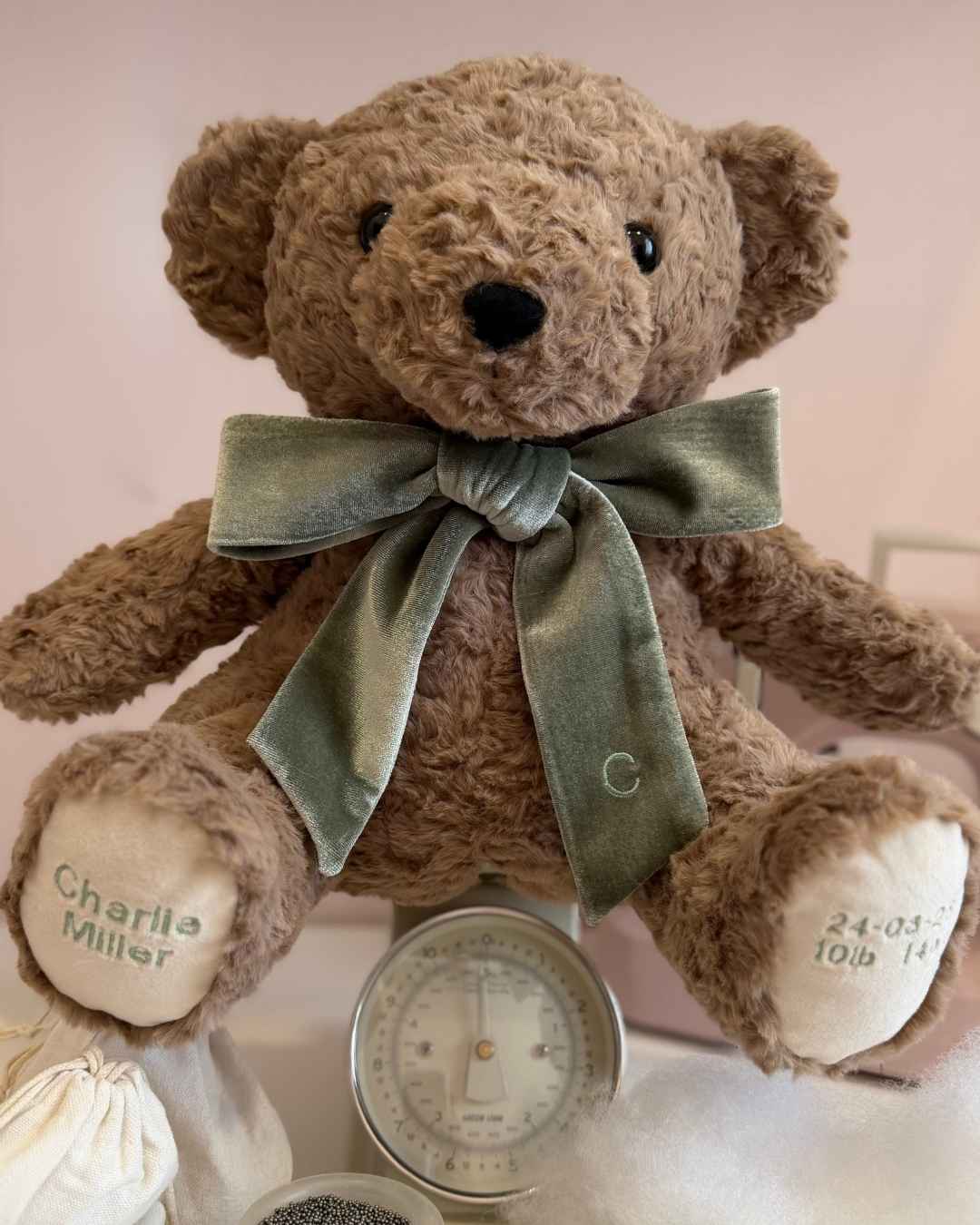 CUSTOM CREATED PLUSH BIRTH WEIGHT BEAR